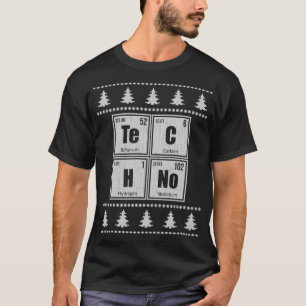 Camiseta Techno Rave Ugly Christmas Sweater