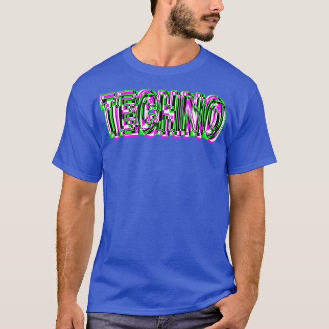 Camiseta TECHNO Shirt EDM Music Raver (Frente)