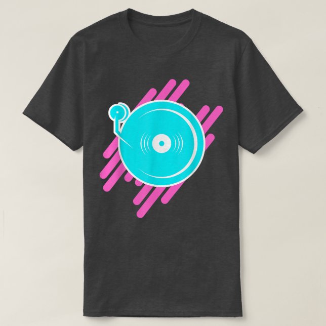 Camiseta Techno Turtable EDM Music Festival Rave Dubstep (Frente do Design)