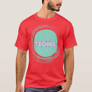 Camiseta Techno Waves EDM Festival de Música Rave Dubstep