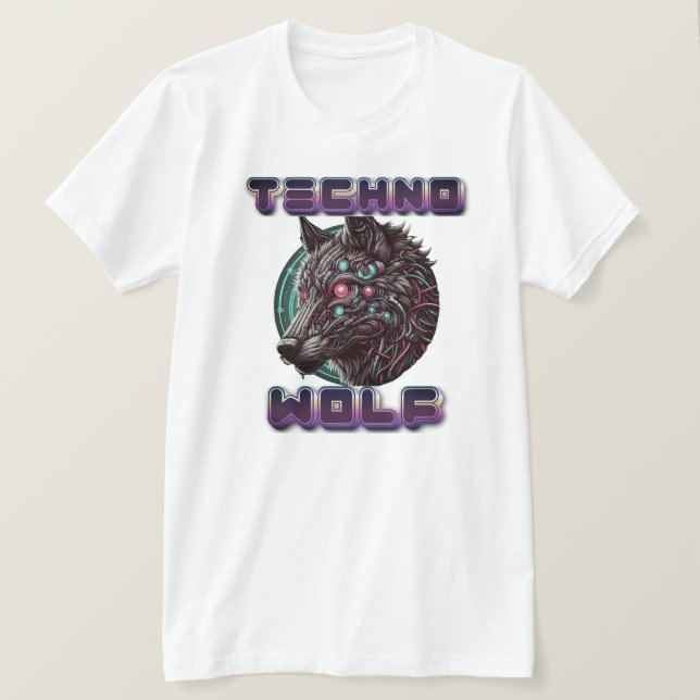 Camiseta Techno Wolf (Frente do Design)