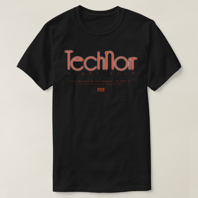 Camiseta TechNoir (Frente do Design)