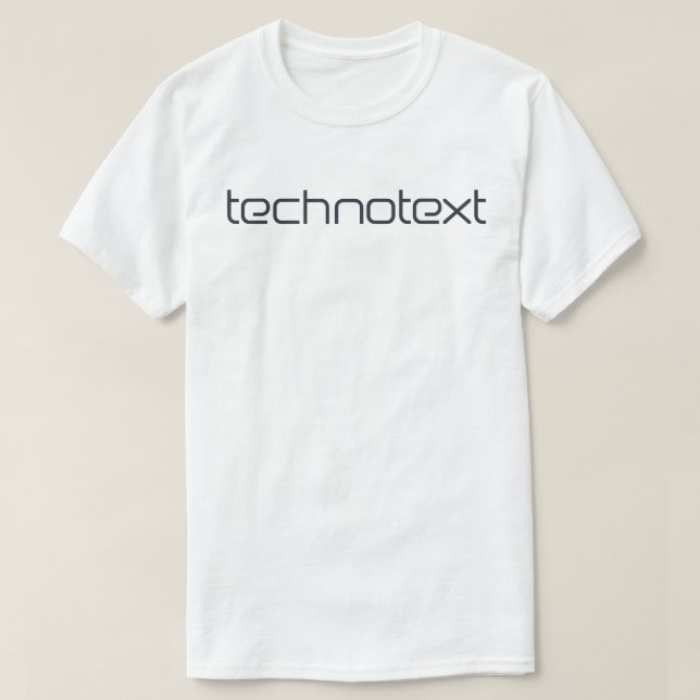 Camiseta Technotext Techno Text T-shirt (Frente do Design)