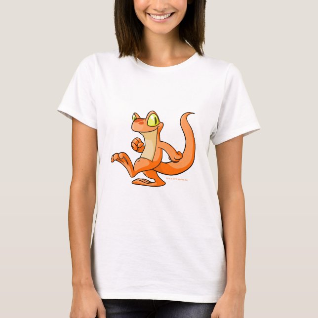 Camiseta Techo alaranjado em uma procura (Frente)