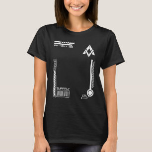 Camiseta Techwear Cyberpunk Streetwear Visto técnico japonê