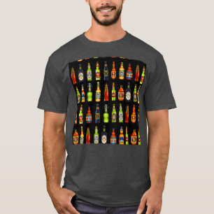 Camiseta Tecido de garrafa de cerveja