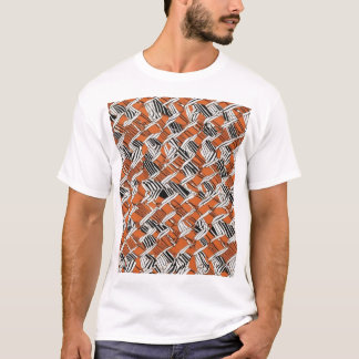 Camiseta Tecido de Impressão de Design de Padrão Japonês Tr