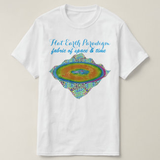 Camiseta Tecido liso do paradigma da terra do espaço & do