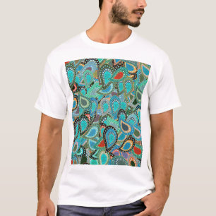 Camiseta Tecido ultrafashionável: Motif sem costura abstrat