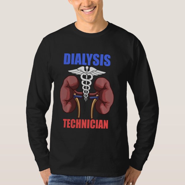 Camiseta Tecidos de Diálise Rins Nefrologia Tecnologia (Frente)