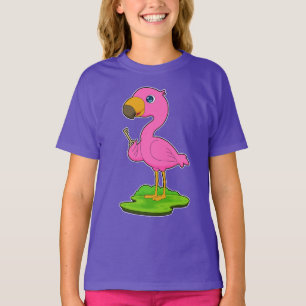 Camiseta Tecla Flamingo