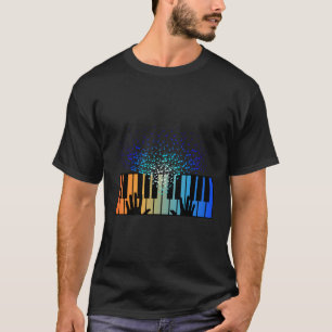 Camiseta Tecladista do piano do jogador de teclado