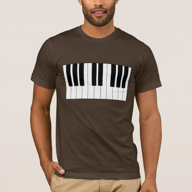 Camiseta Teclado de piano (Frente)