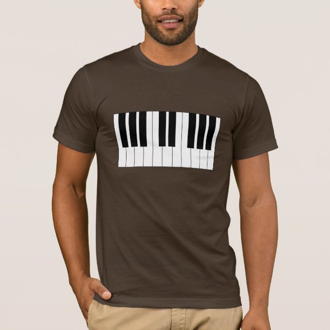 Camiseta Teclado de piano (Frente)