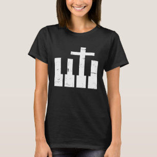 Camiseta Teclado E Banda Cristã Entre Músicos