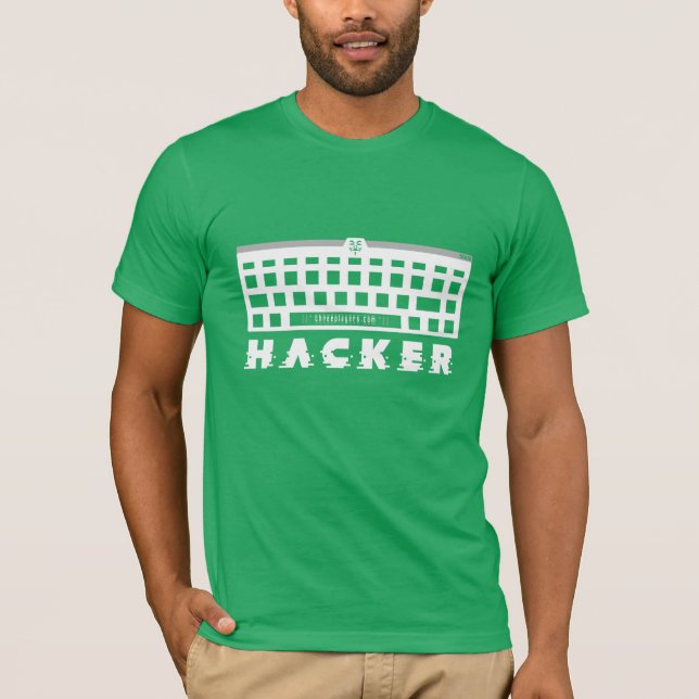 Camiseta Teclado Hacker (Frente)