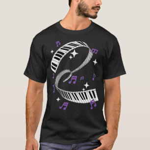 Camiseta Teclado Piano Gift Piano Jogador Fantástico M
