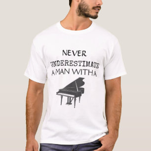Camiseta Teclado Piano - Pianista Músico Instrumento Musica