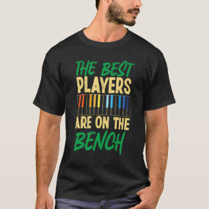 Camiseta Teclado Piano Professor Pianista Os Melhores Jogad