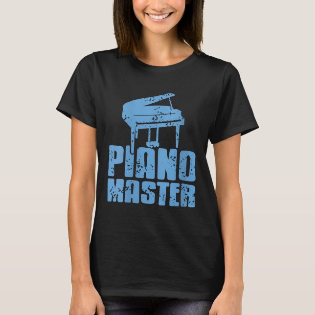 Camiseta Teclado Womens Ano Master Confident Musical Pro (Frente)