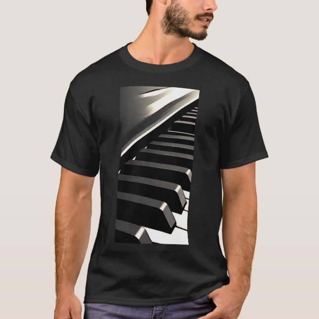 CAMISETA TECLAS DE PIANO (Frente)