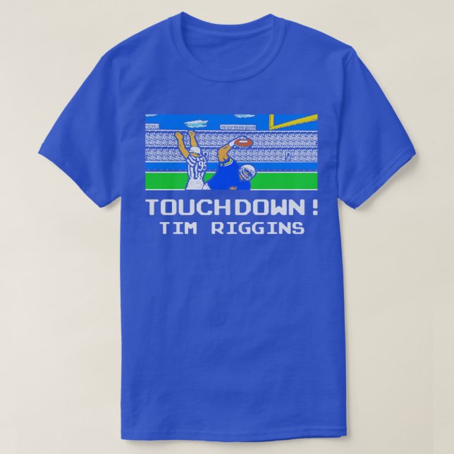 Camiseta Tecmo Tim Riggins Touchdown (Frente do Design)