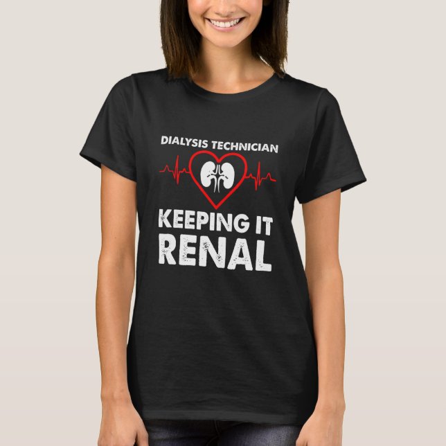 Camiseta Técnica De Diálise legal Para Hemodiálise Renal Nu (Frente)