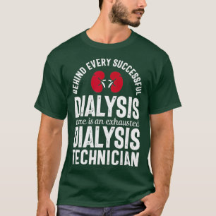 Camiseta Técnica De Diálise Por Trás De Toda Nefrologia