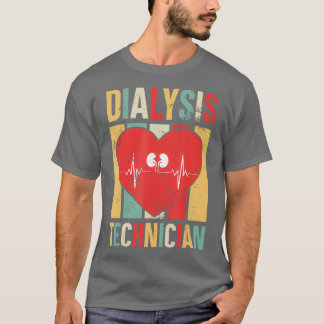 Camiseta Técnica De Diálise Retro-Coração Nefrologia Tech