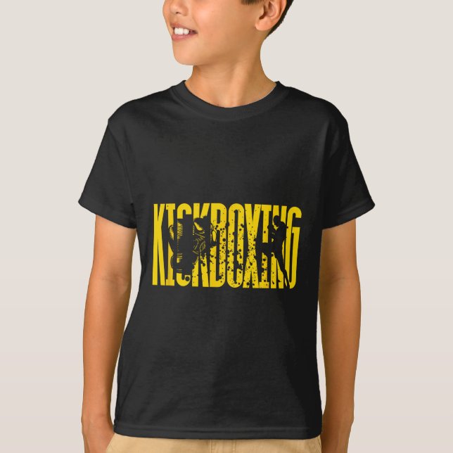 Camiseta Técnica de luta de Kickboxing (Frente)