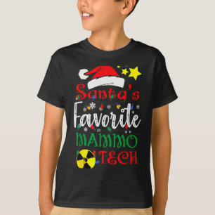 Camiseta Técnica de Mamografia Favorita do Papai Noel, Nata