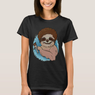 Camiseta Técnica de Pintura Rápida do Fluxo de Bubblagem de