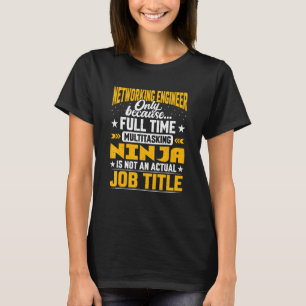 Camiseta Técnica de Rede de Cargo de Cargo de Engenheiro de