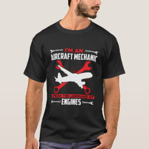 Camiseta Técnica de reparação de aeronaves mecânicas para a