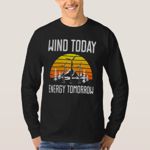 Camiseta Técnica de Turbina Eólica Amanhã