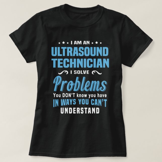 Camiseta Técnica de ultrassom (Frente do Design)
