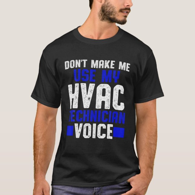 Camiseta Técnica de Voz Funny HVAC Tech (Frente)
