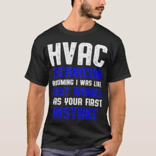 Camiseta Técnica do HVAC Maioria das Mulheres Engraçada HVA