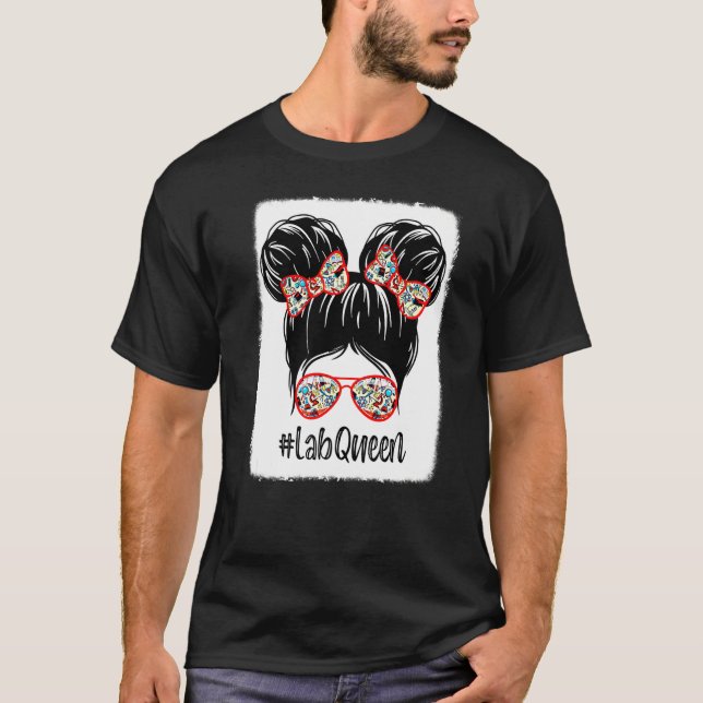 Camiseta Técnica do Laboratório Messy Bun Queen Lab Week 20 (Frente)