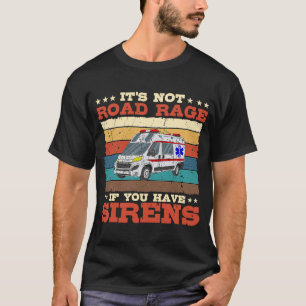 Camiseta Técnica Médica de Emergência de Ambulância Retroat