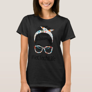 Camiseta Técnica Veterinária, Mulher Do Cabelo Mensageira B