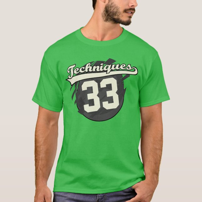 Camiseta Técnicas Personalizadas do Estilo Jersey de Dois L (Frente)