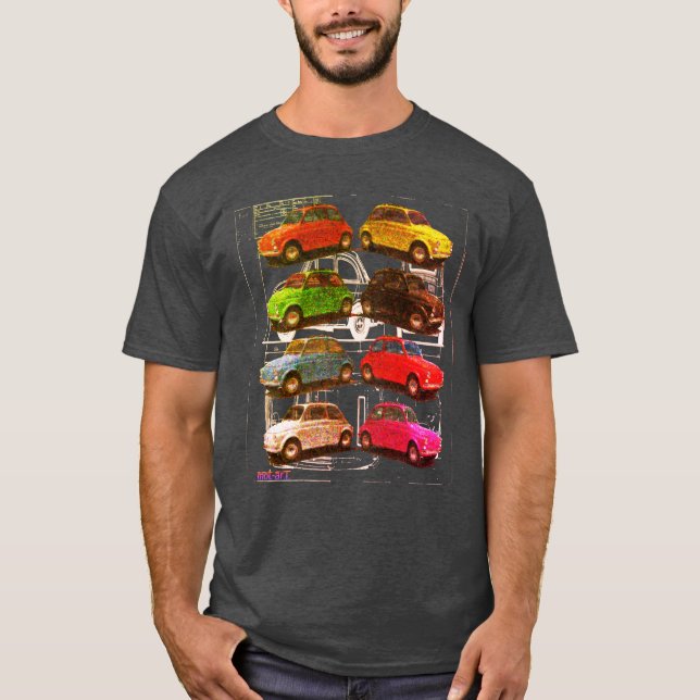 Camiseta Técnico Classic Fiat 500 (Frente)