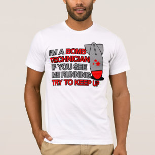 Camiseta Técnico da bomba