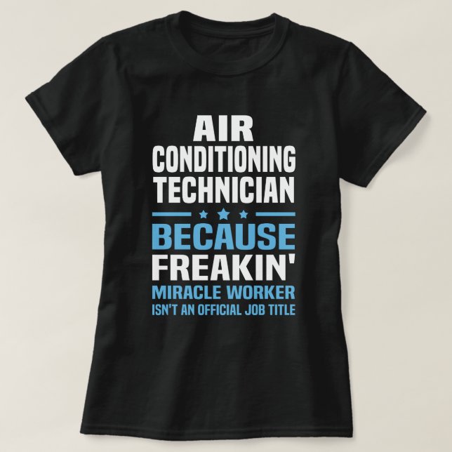 Camiseta Técnico de Ar Condicionado (Frente do Design)