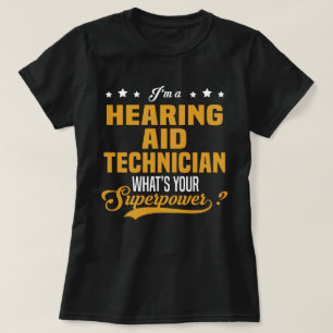 Camiseta Técnico de auxílio auditivo