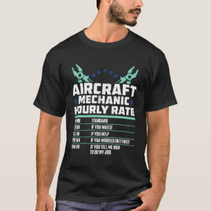 Camiseta Técnico de avião mecânico de Engenheiro