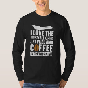 Camiseta Técnico de Café Engenheiro Mecânico de Aeronaves