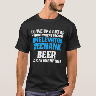 Camiseta Técnico de Cerveja de Manutenção de Mecânico de El