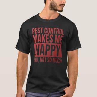 Camiseta Técnico De Controle De Pest Para Um Espectro Exter